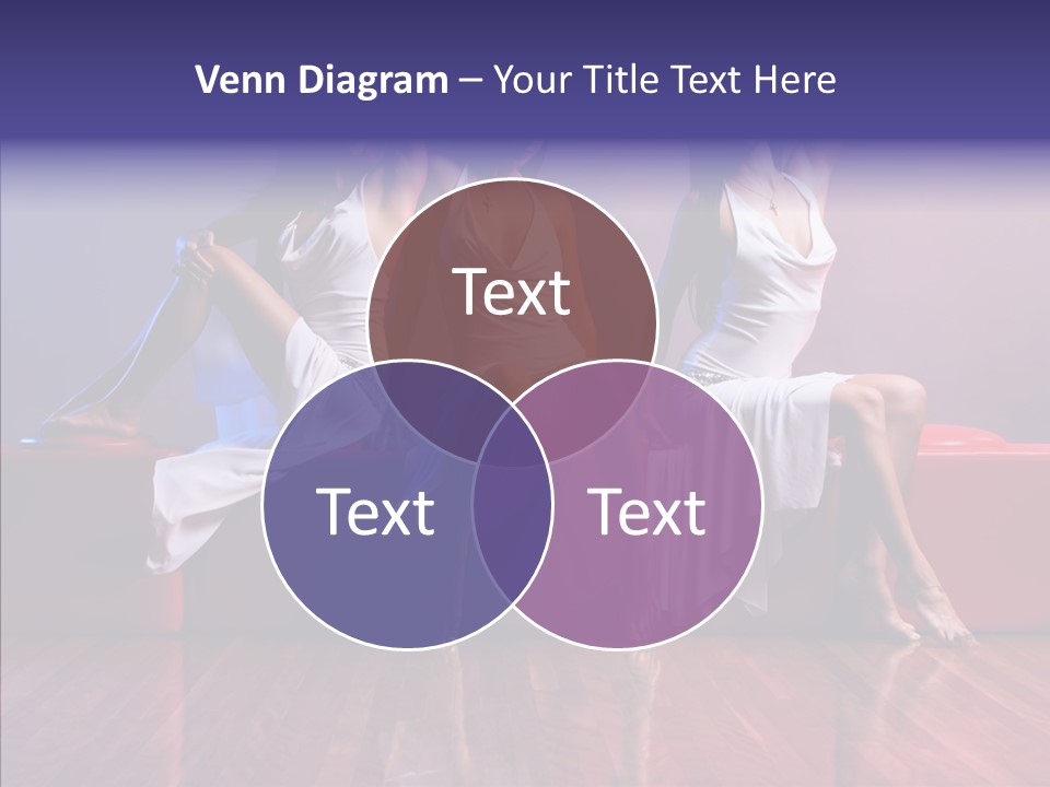 Sisters Fashion Red PowerPoint Template