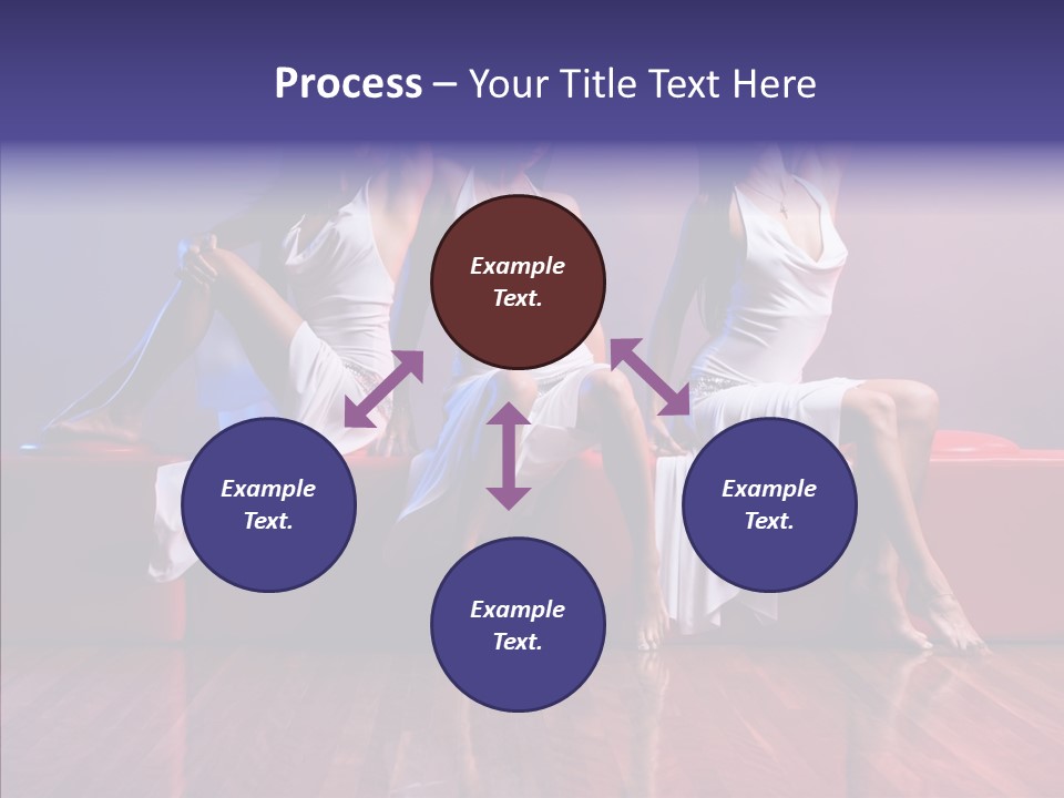 Sisters Fashion Red PowerPoint Template