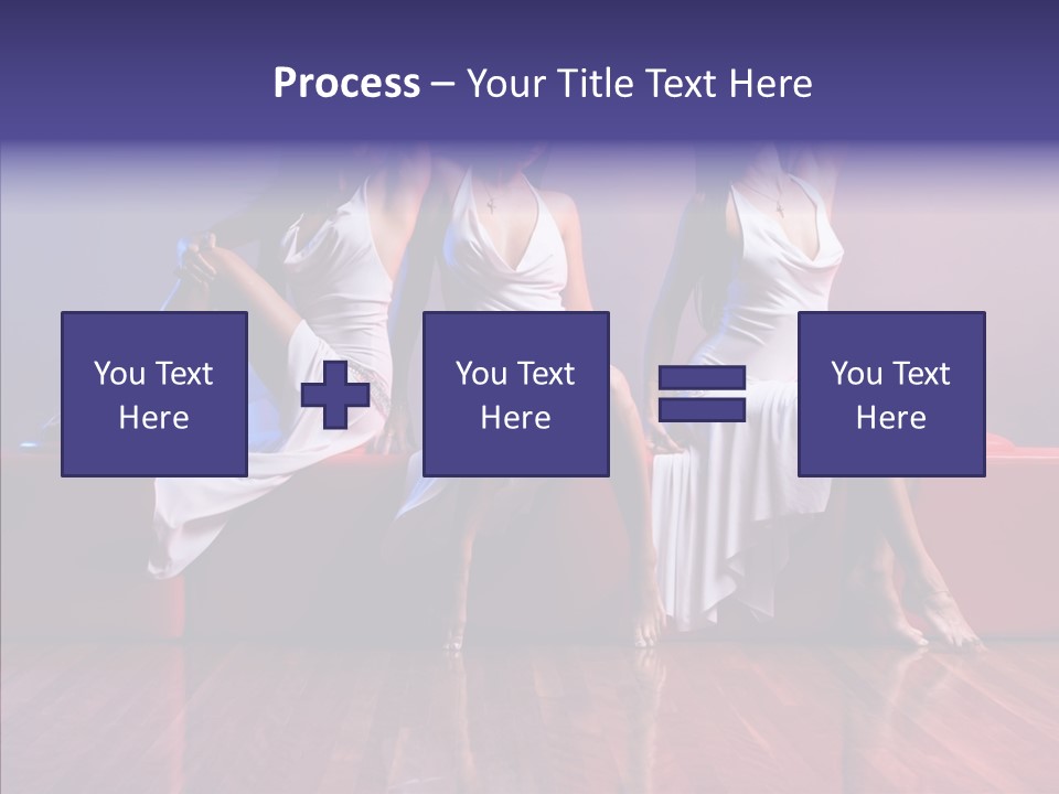 Sisters Fashion Red PowerPoint Template