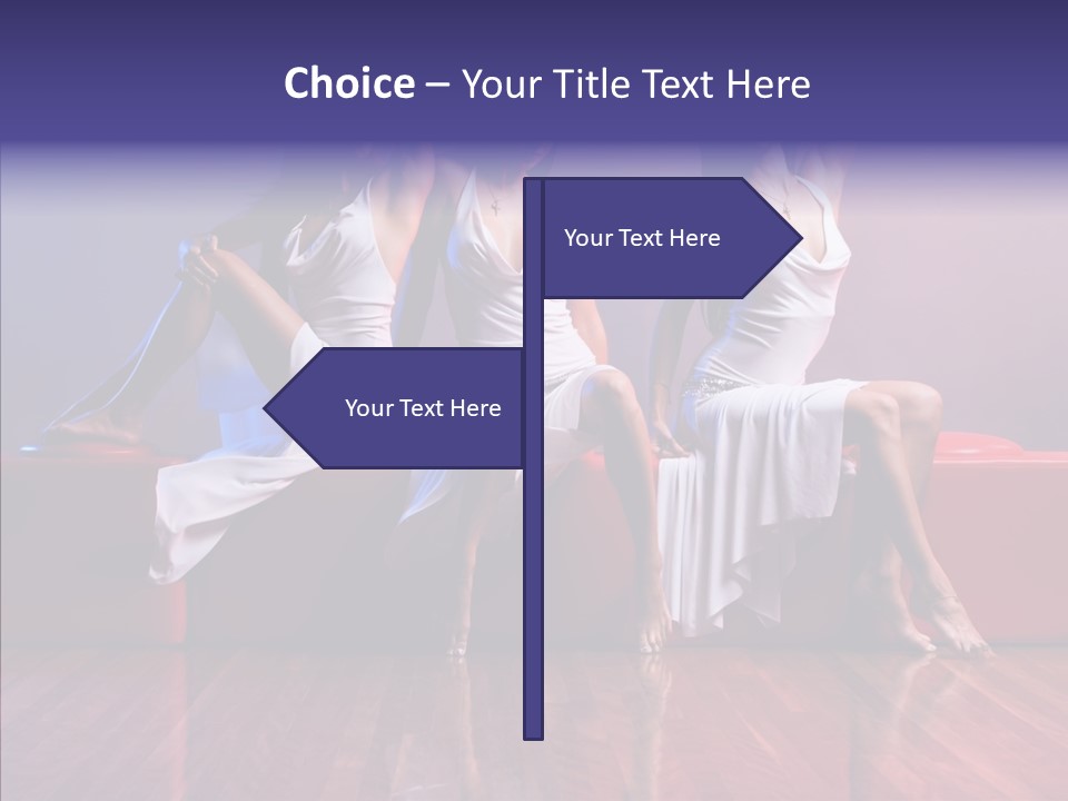 Sisters Fashion Red PowerPoint Template