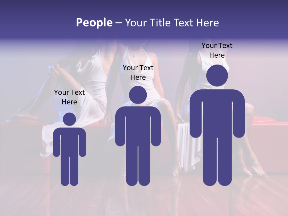 Sisters Fashion Red PowerPoint Template