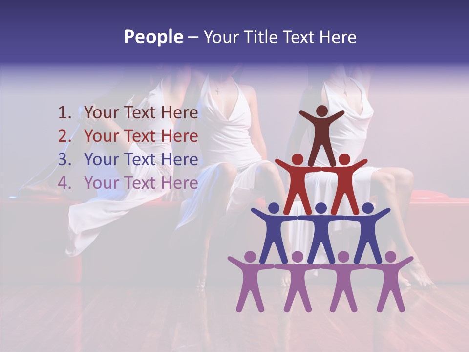 Sisters Fashion Red PowerPoint Template