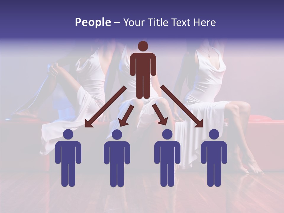 Sisters Fashion Red PowerPoint Template