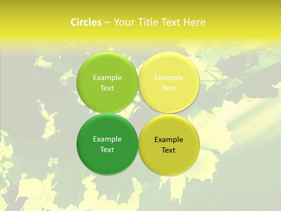 Detail Tree Spring PowerPoint Template