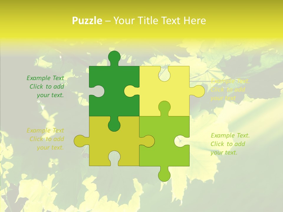 Detail Tree Spring PowerPoint Template