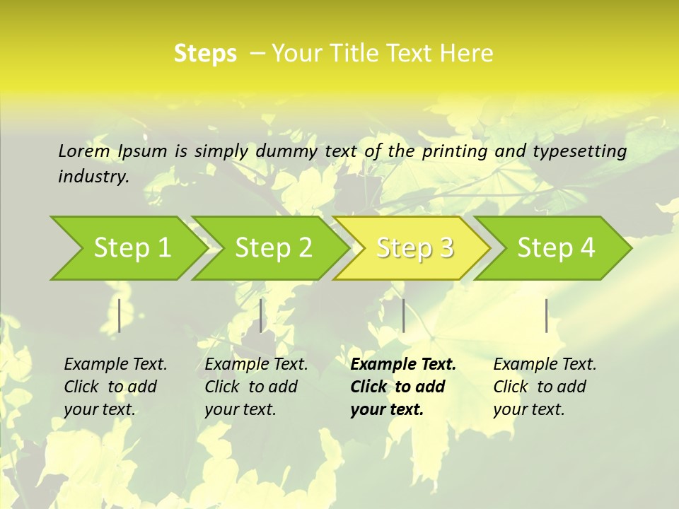 Detail Tree Spring PowerPoint Template