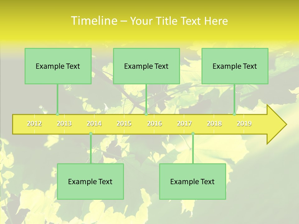 Detail Tree Spring PowerPoint Template