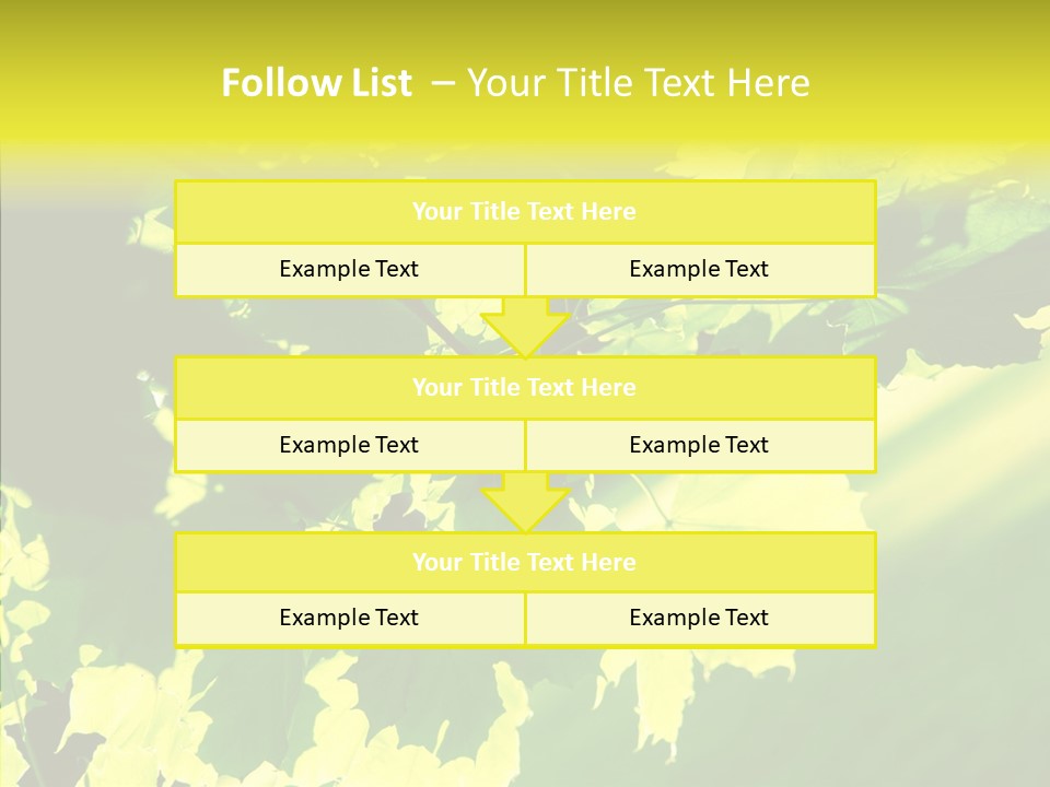 Detail Tree Spring PowerPoint Template