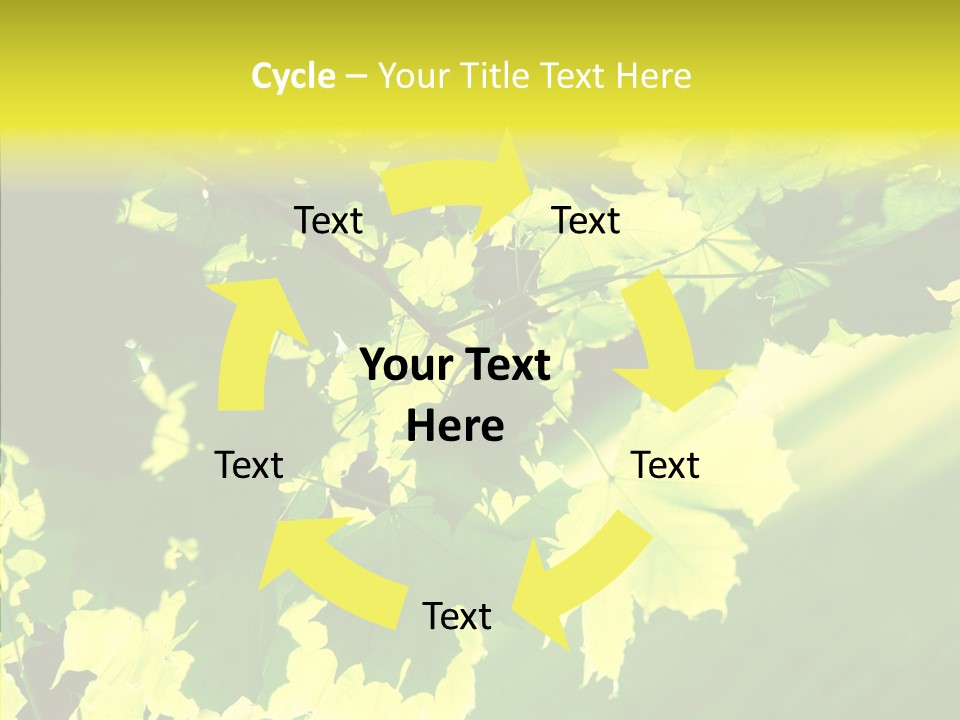 Detail Tree Spring PowerPoint Template