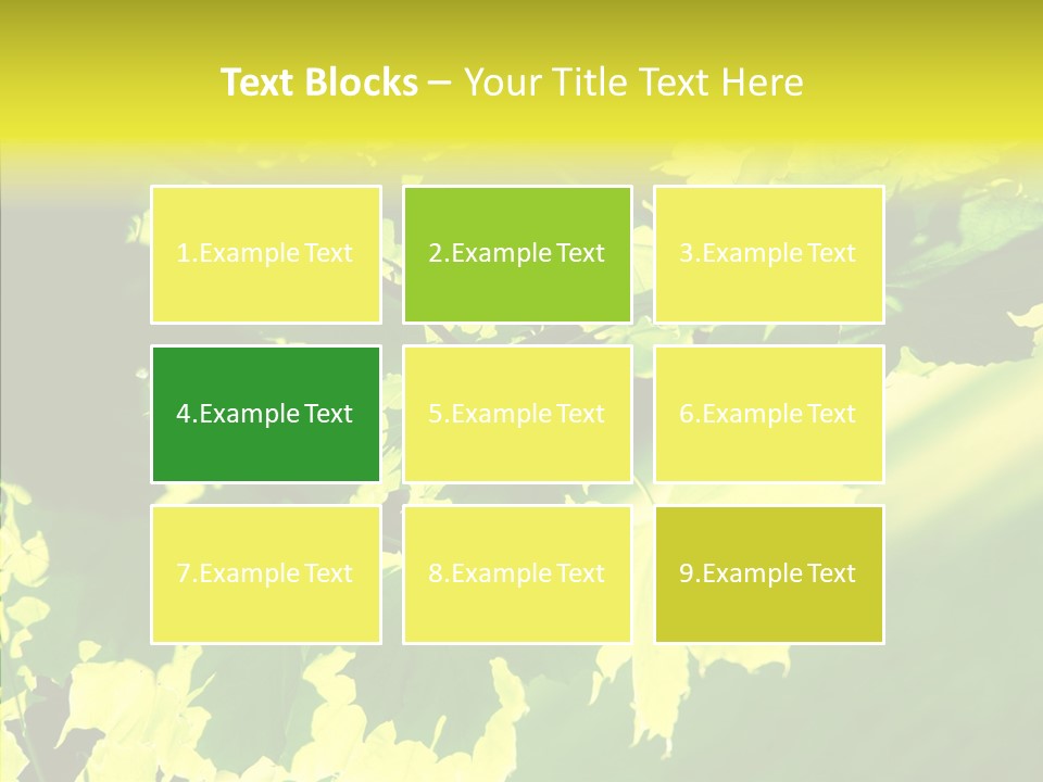 Detail Tree Spring PowerPoint Template