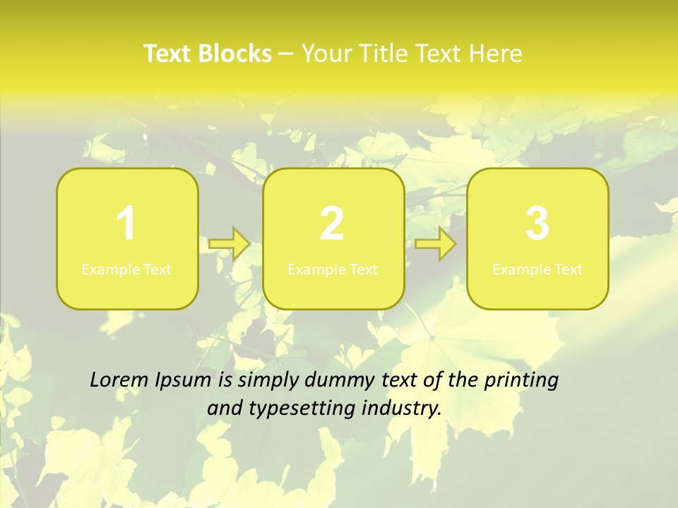 Detail Tree Spring PowerPoint Template