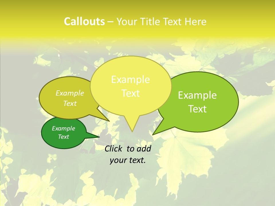 Detail Tree Spring PowerPoint Template