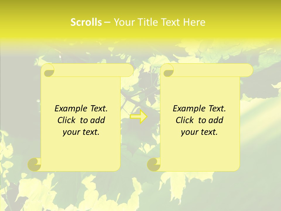 Detail Tree Spring PowerPoint Template