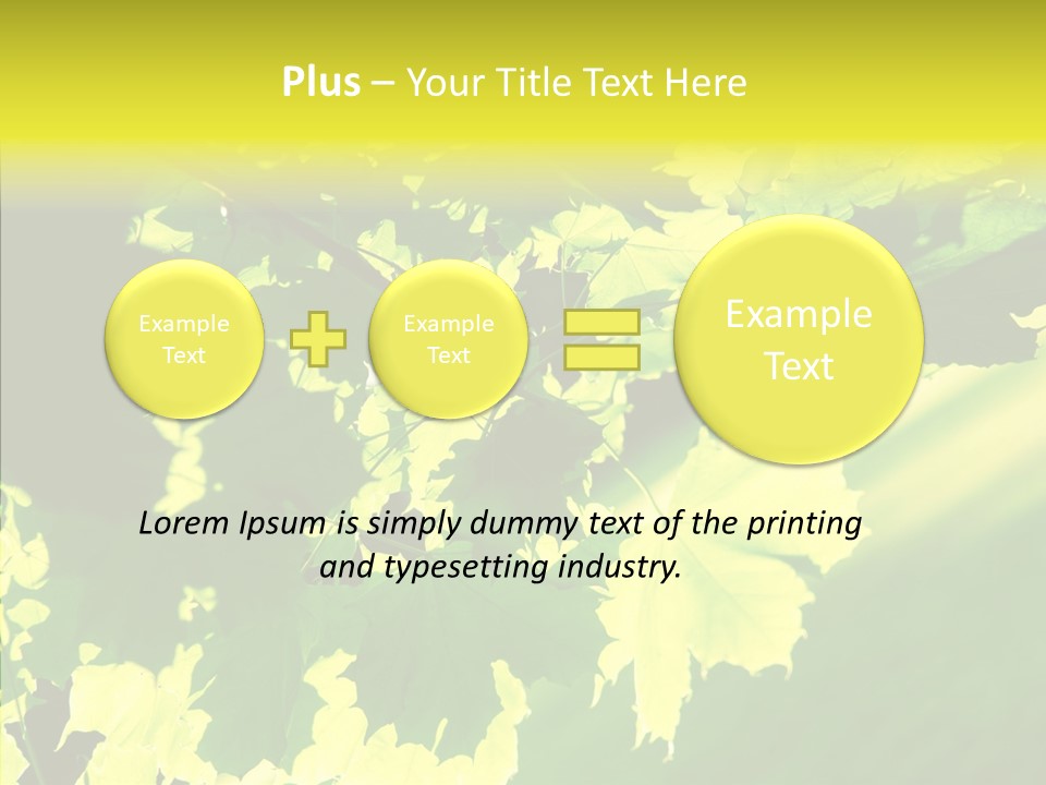 Detail Tree Spring PowerPoint Template
