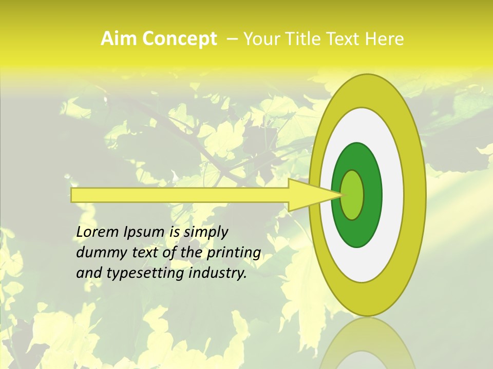 Detail Tree Spring PowerPoint Template