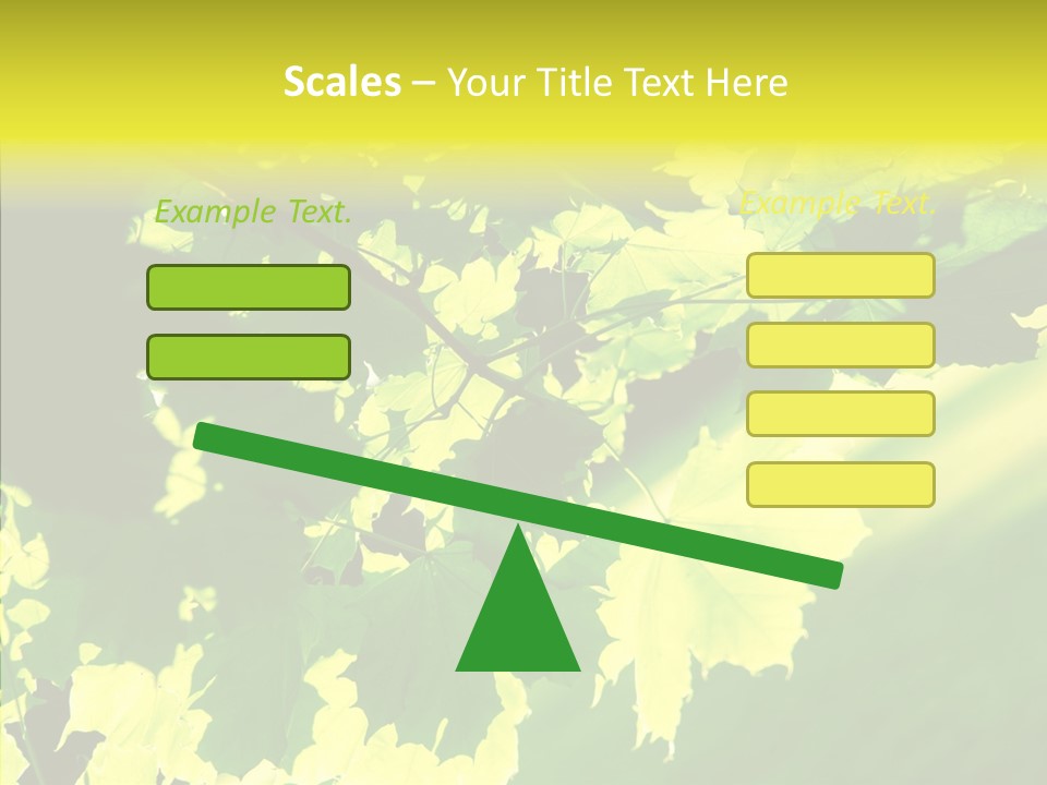 Detail Tree Spring PowerPoint Template
