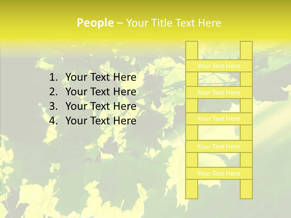 Detail Tree Spring PowerPoint Template
