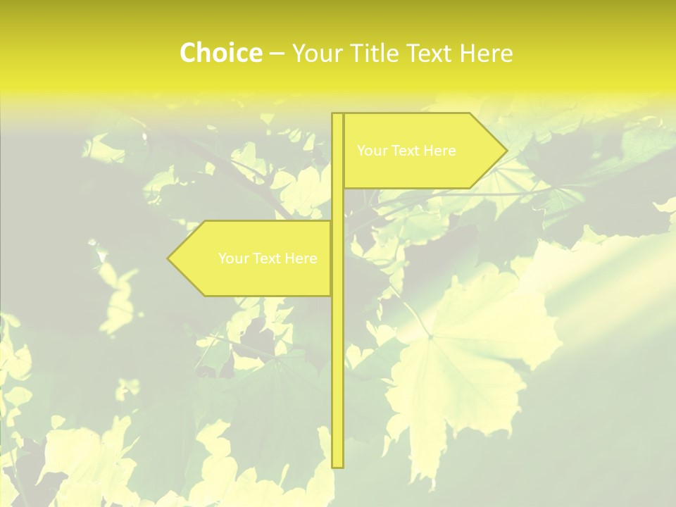 Detail Tree Spring PowerPoint Template