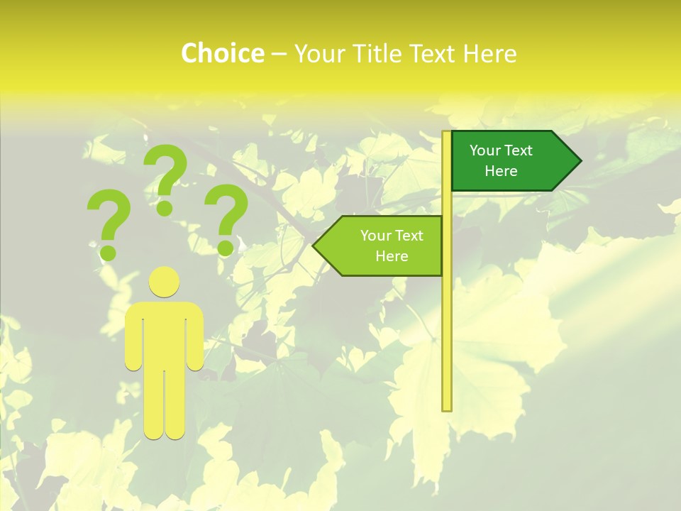 Detail Tree Spring PowerPoint Template