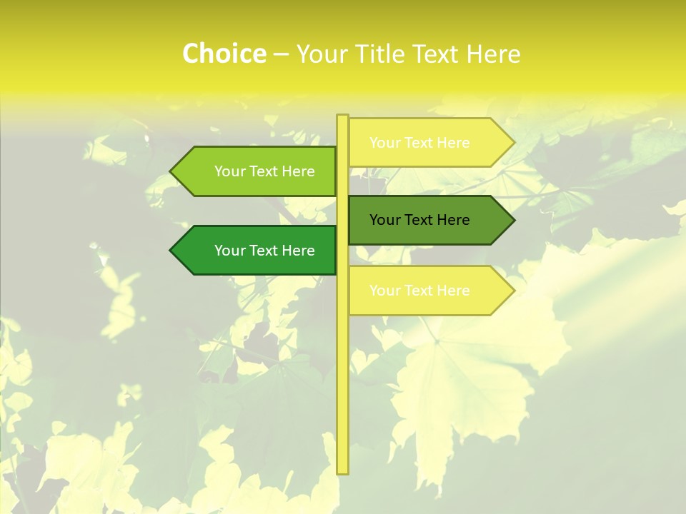 Detail Tree Spring PowerPoint Template
