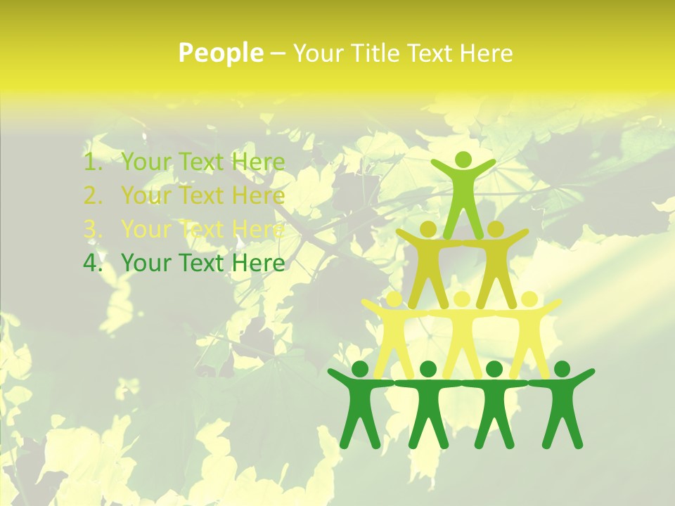 Detail Tree Spring PowerPoint Template