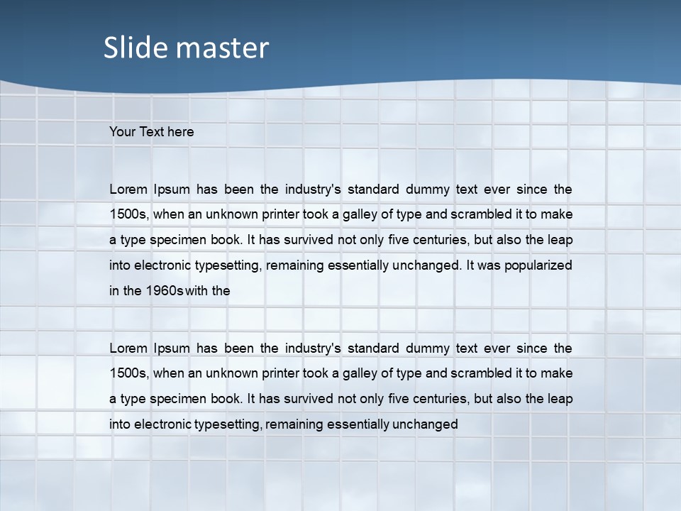 Mirror Window Corporate PowerPoint Template