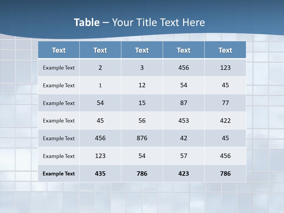 Mirror Window Corporate PowerPoint Template