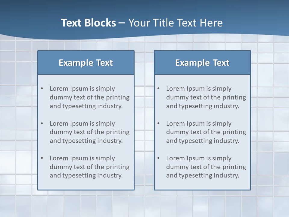 Mirror Window Corporate PowerPoint Template