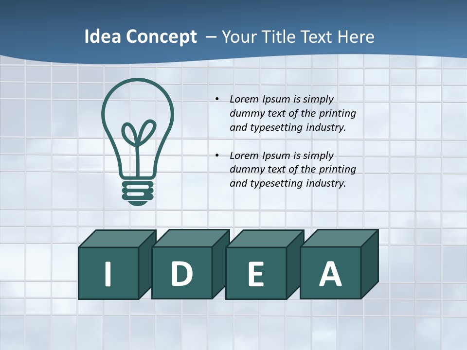 Mirror Window Corporate PowerPoint Template