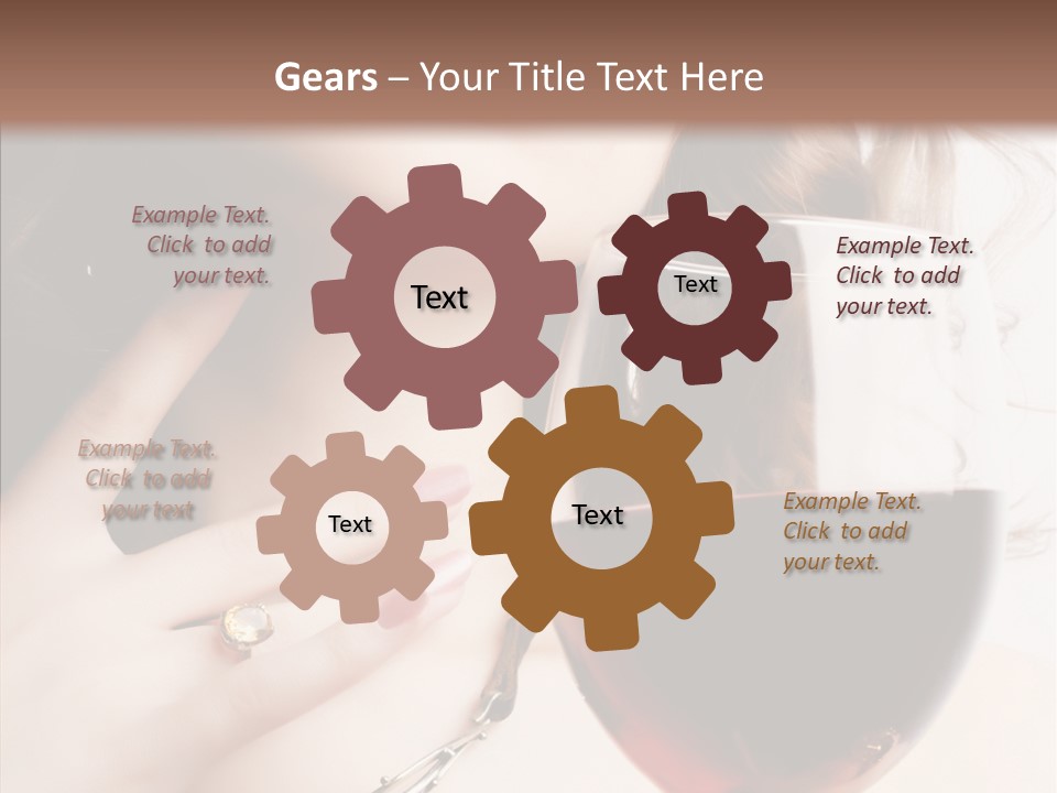 Femininity Night Relaxation PowerPoint Template