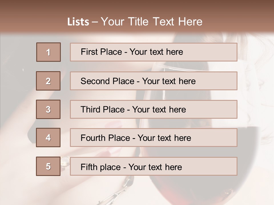 Femininity Night Relaxation PowerPoint Template