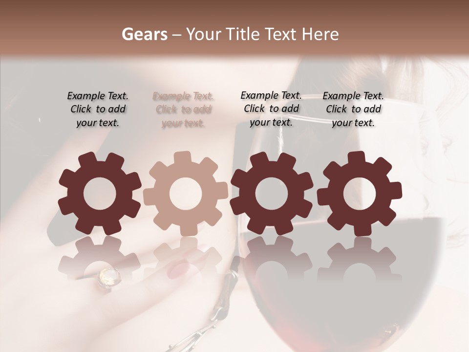 Femininity Night Relaxation PowerPoint Template