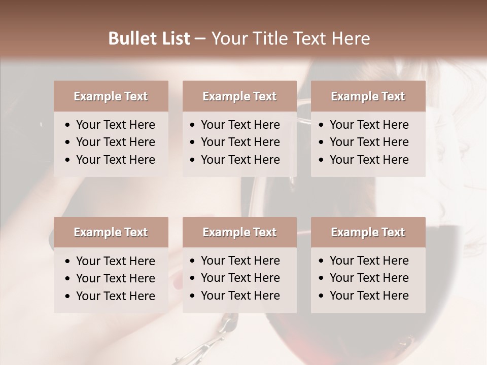 Femininity Night Relaxation PowerPoint Template