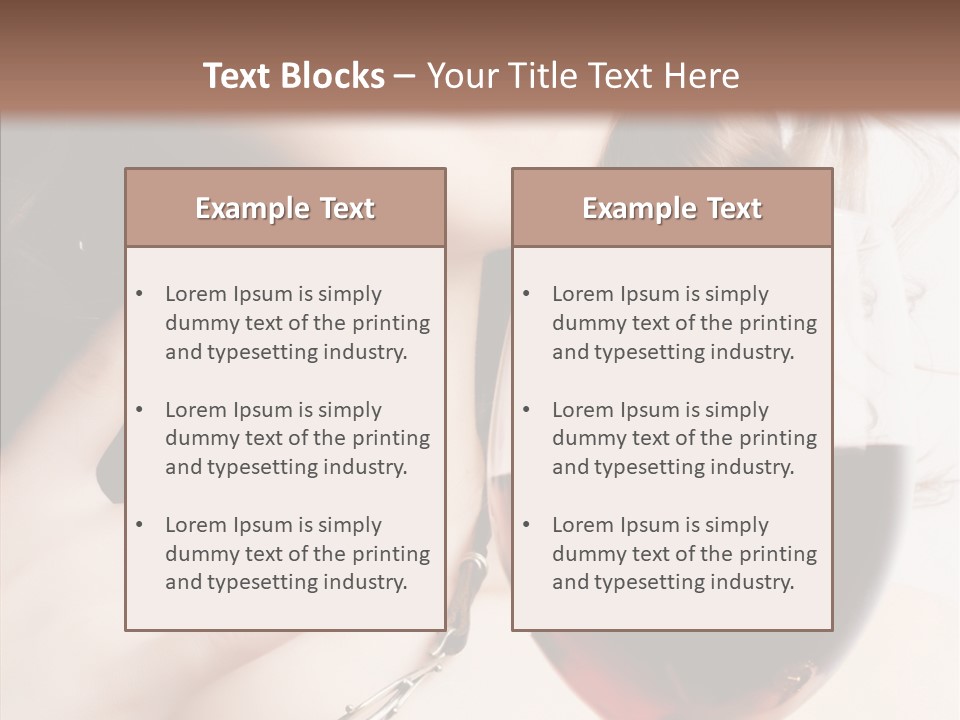 Femininity Night Relaxation PowerPoint Template