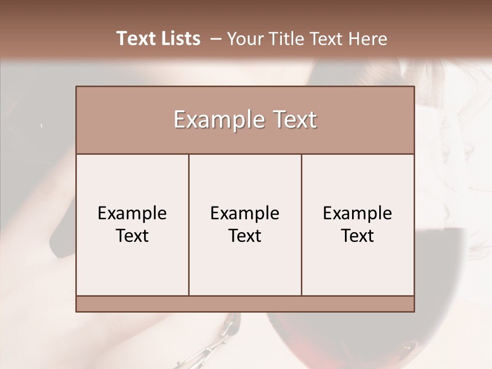 Femininity Night Relaxation PowerPoint Template