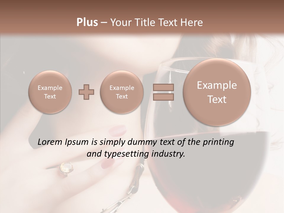 Femininity Night Relaxation PowerPoint Template