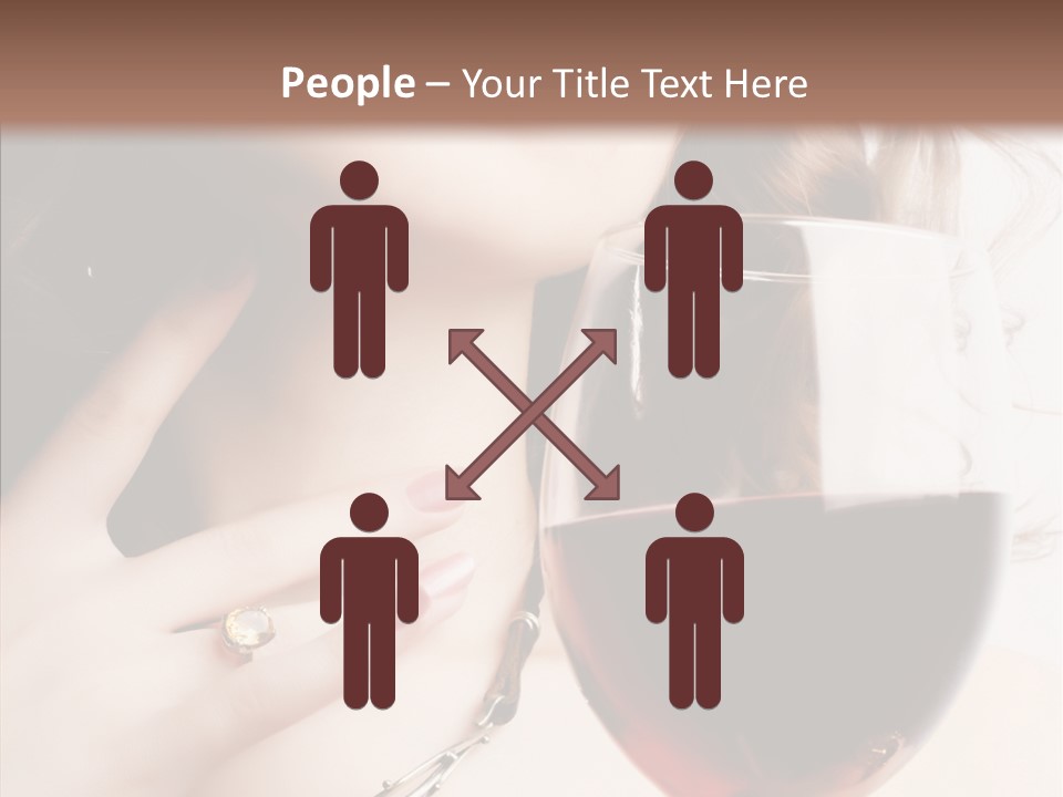 Femininity Night Relaxation PowerPoint Template