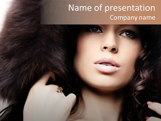 Hair Wealth Coat PowerPoint Template