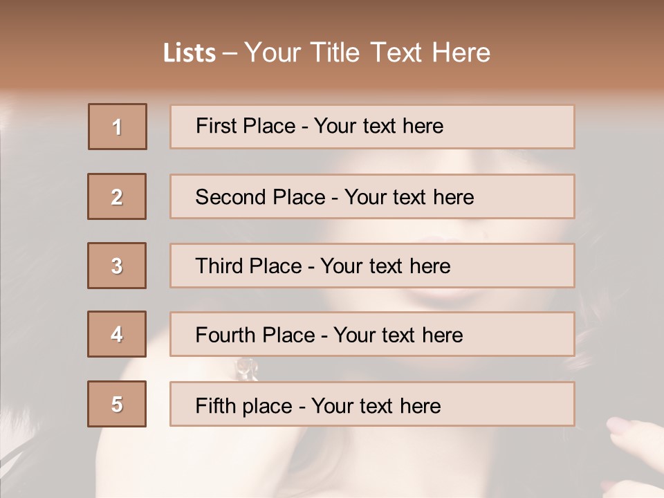 Hair Wealth Coat PowerPoint Template