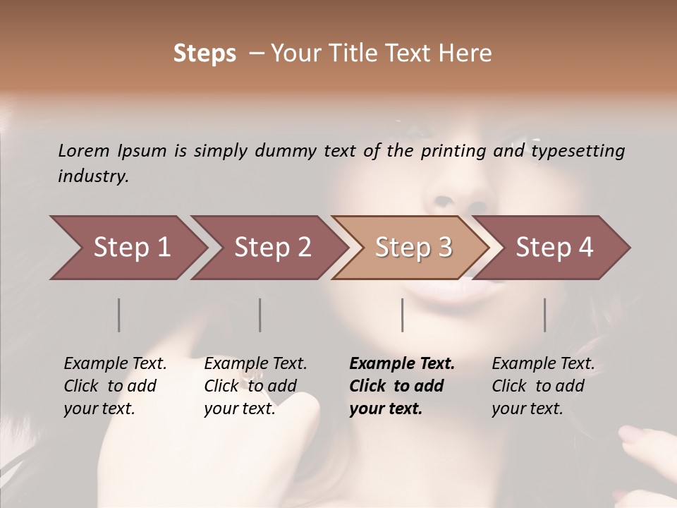 Hair Wealth Coat PowerPoint Template