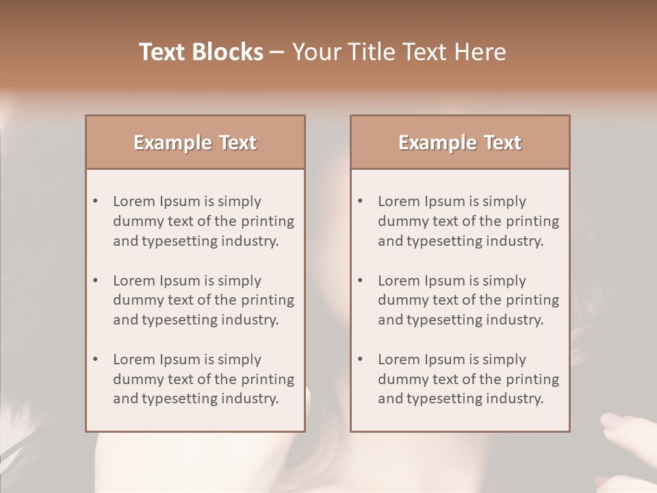 Hair Wealth Coat PowerPoint Template