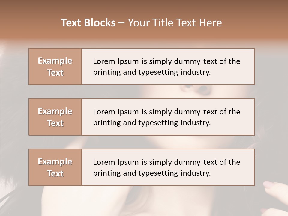 Hair Wealth Coat PowerPoint Template