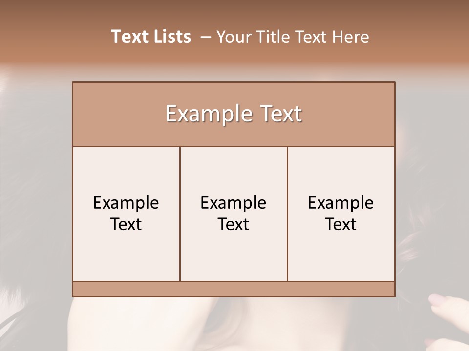 Hair Wealth Coat PowerPoint Template
