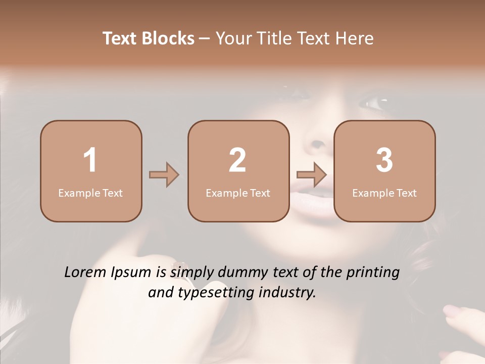 Hair Wealth Coat PowerPoint Template