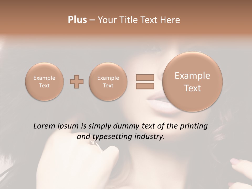 Hair Wealth Coat PowerPoint Template