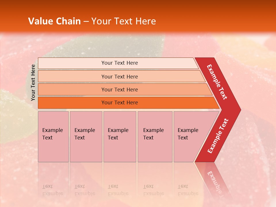 Delicacy Candy Yellow PowerPoint Template