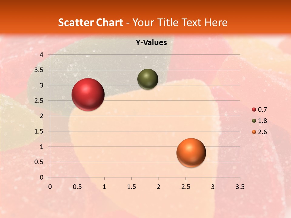 Delicacy Candy Yellow PowerPoint Template