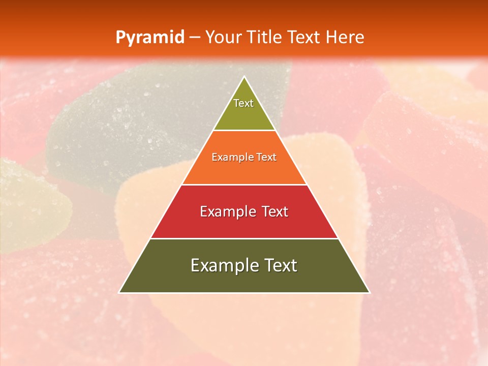 Delicacy Candy Yellow PowerPoint Template