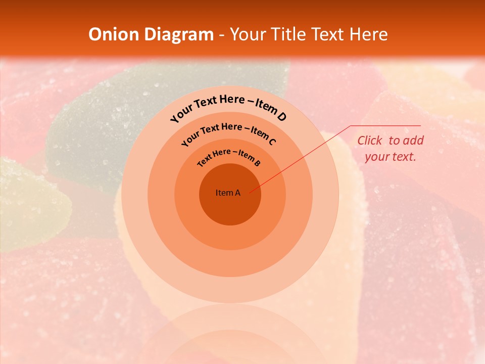 Delicacy Candy Yellow PowerPoint Template