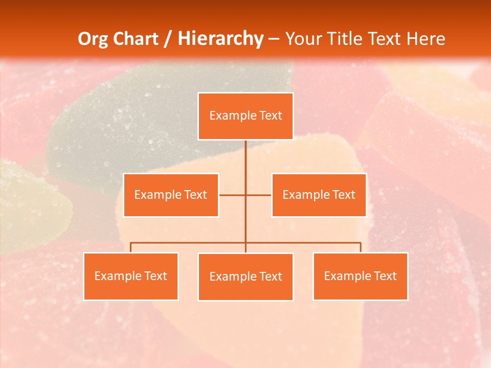 Delicacy Candy Yellow PowerPoint Template